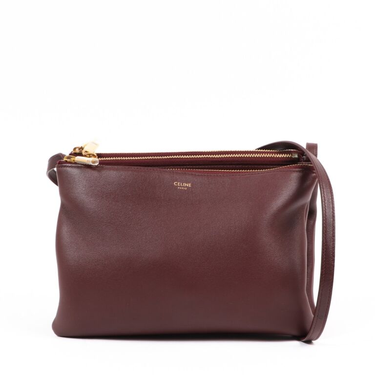 celine trio burgundy