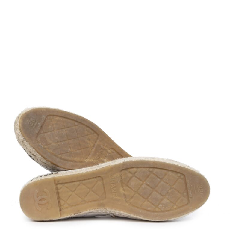 Chanel espadrilles second hand outlet