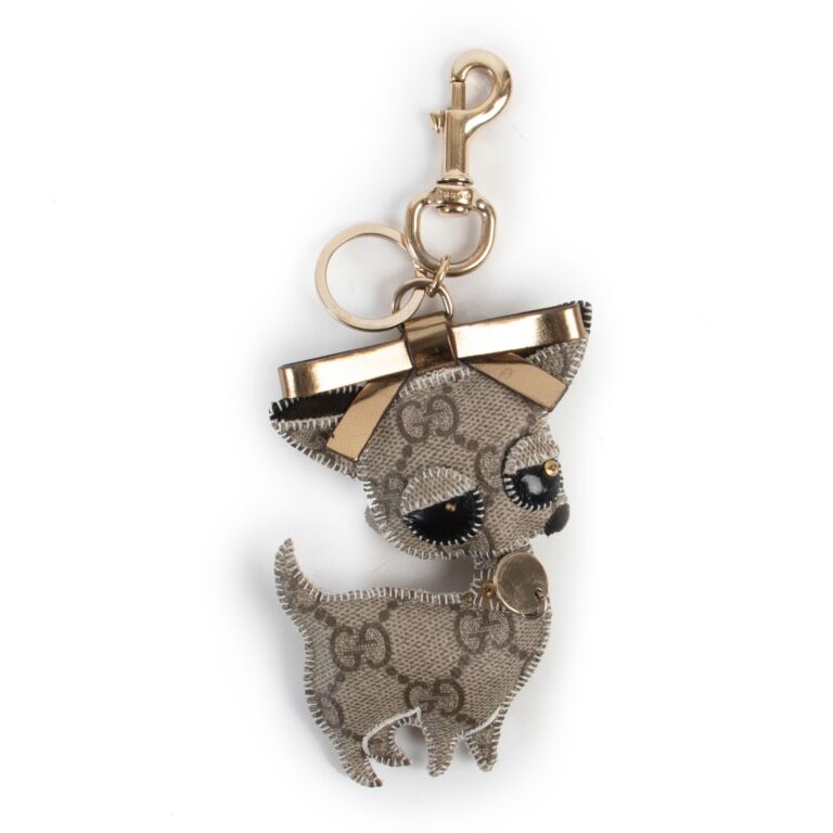 Gucci pug keychain discount