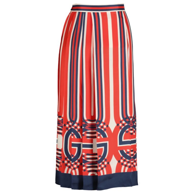 Gucci striped on sale skirt