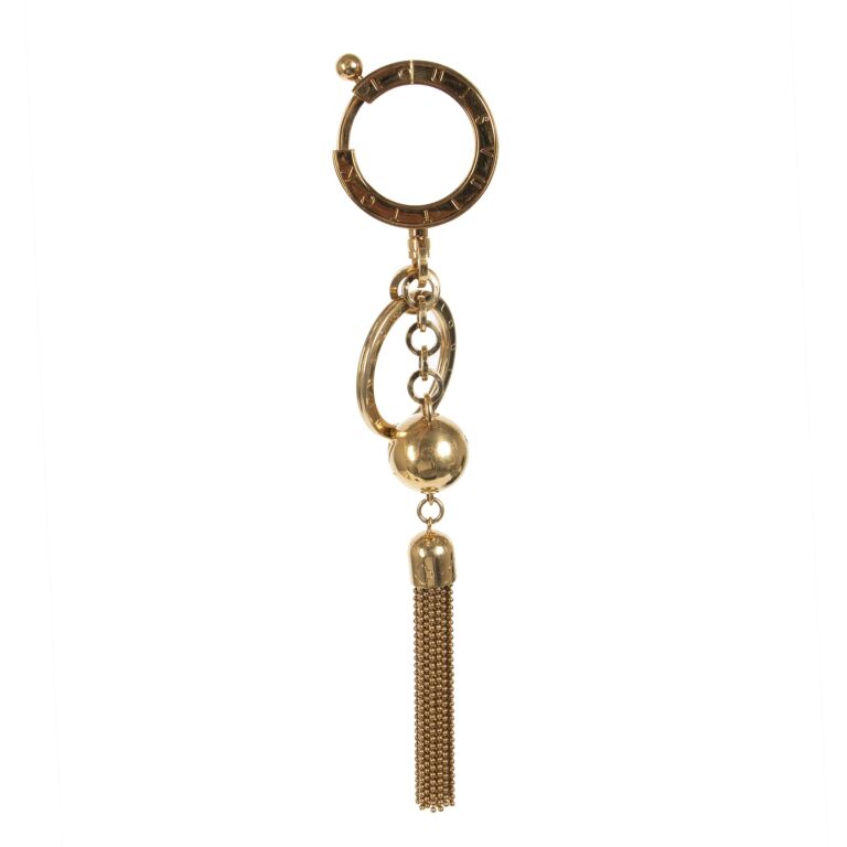 Louis Vuitton Womens Porte Sles Swing Gold Plated Fringe Key Chain - Shop  Linda's Stuff