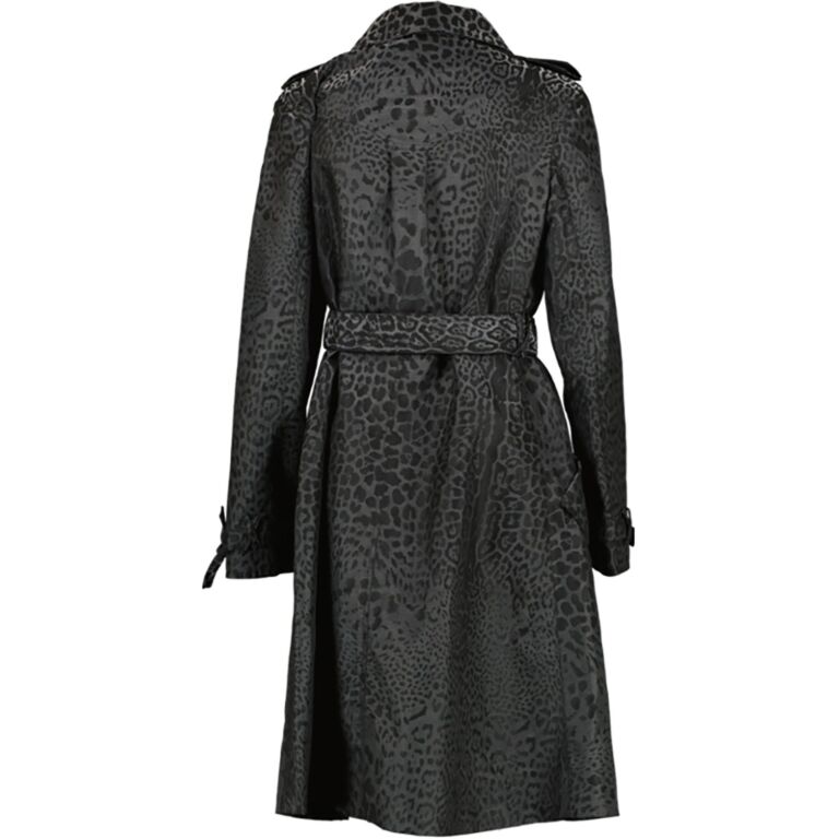Ysl leopard coat hot sale