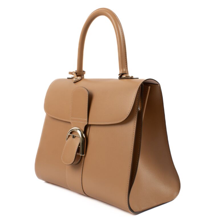 ハンドバッグ DELVAUX Brillant mm box calf camaieux Delvaux Camaïeux Vison Box Calf Brillant MM Magic