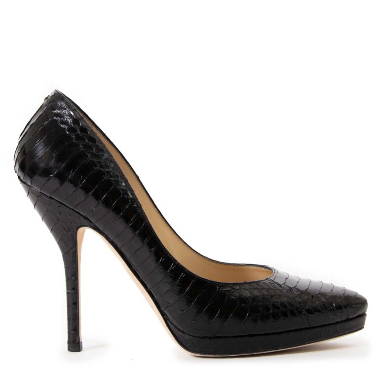 Jimmy choo black pumps sale top