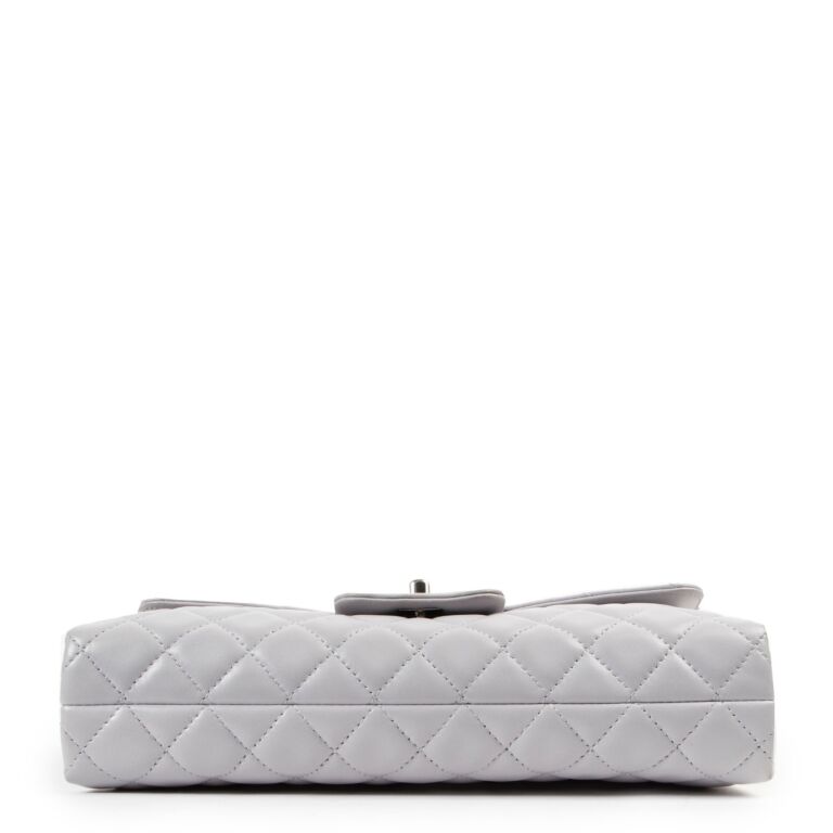 Gray chanel flap bag outlet