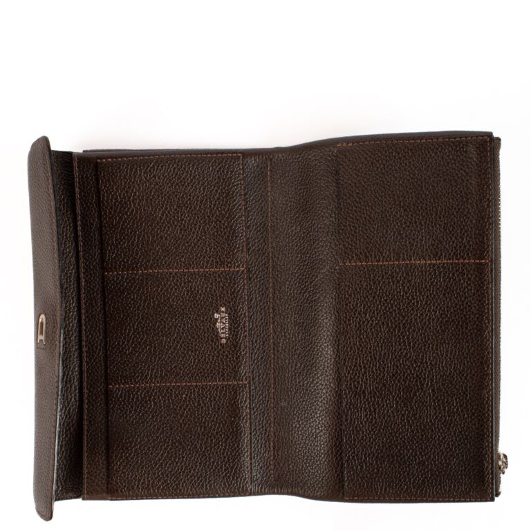VALLUV | MOA WALLET BROWN [正規品/関税込] Delvaux Brown Leather Wallet ○ Labellov ○ Buy and Sell