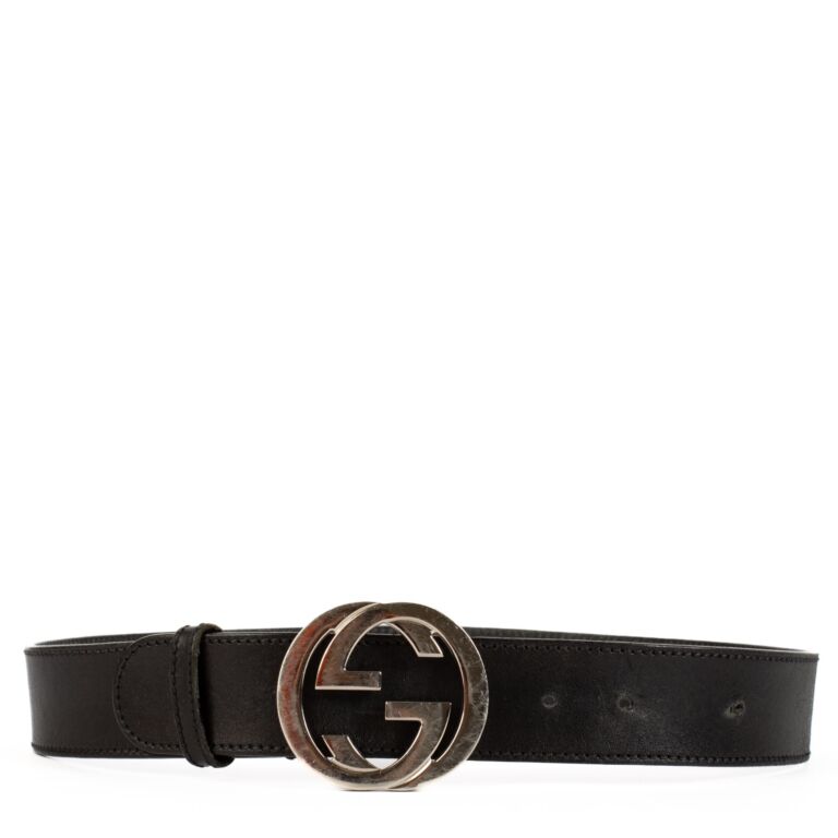 Gucci Black Belt - Size 80 ○ Labellov ○ Buy and Sell