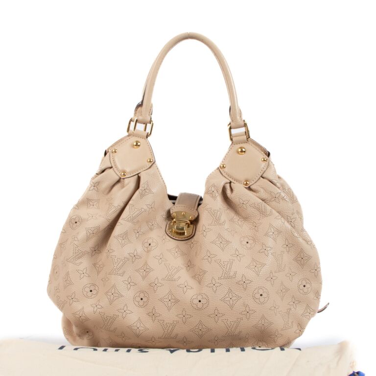 Louis Vuitton Mahina L Galet Monogram Perforated Hobo Bag ○ Labellov ○ Buy  and Sell Authentic Luxury