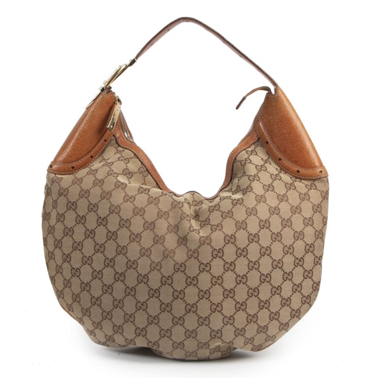 gucci genuine leather hobo bags