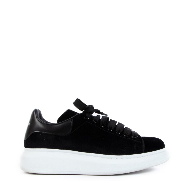 Alexander mcqueen black velvet new arrivals