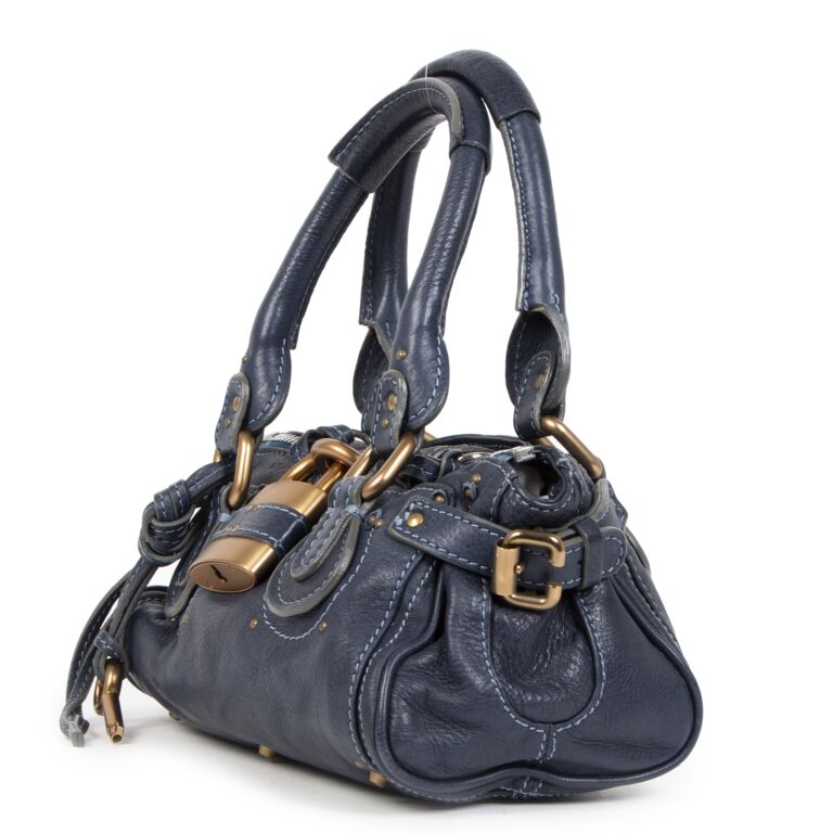 Navy blue chloe bag hotsell