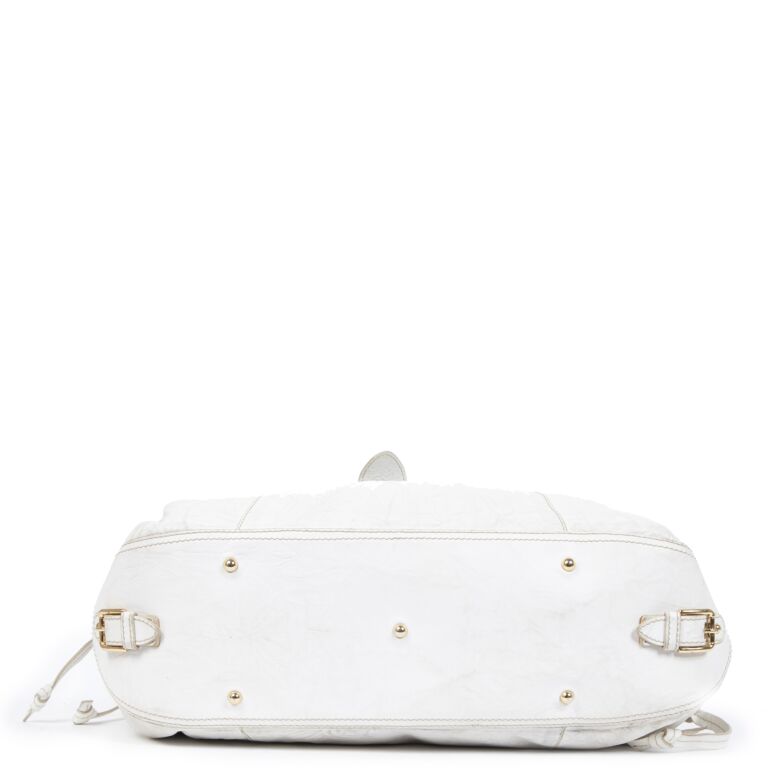 Dolce Gabbana White Shoulder Bag Labellov Buy and Sell