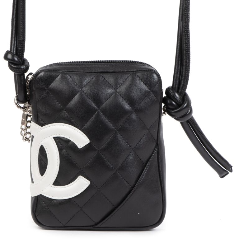 Chanel Cambon large model shopping bag in black quilted leather