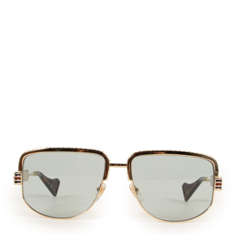 Gucci aviator glasses discount with web