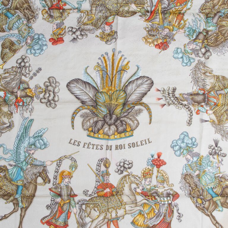 Hermès Les Fêtes Du Roi Soleil Silk Scarf ○ Labellov ○ Buy