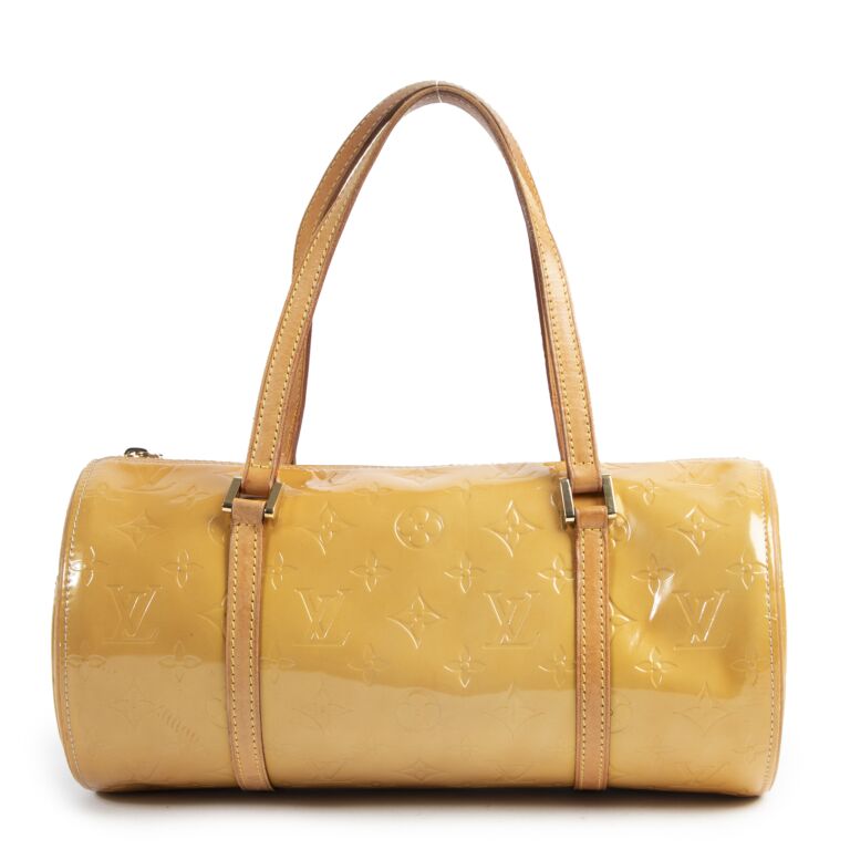 Louis Vuitton Yellow Patent Leather Bedford Bag ○ Labellov ○ Buy