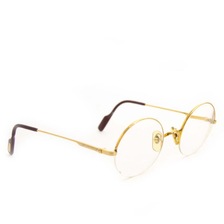 Cartier round glasses sales