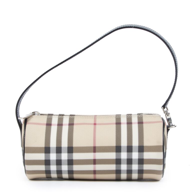 Burberry London Nova Check Cylinder Bag ○ Labellov ○ Buy and Sell Authentic  Luxury