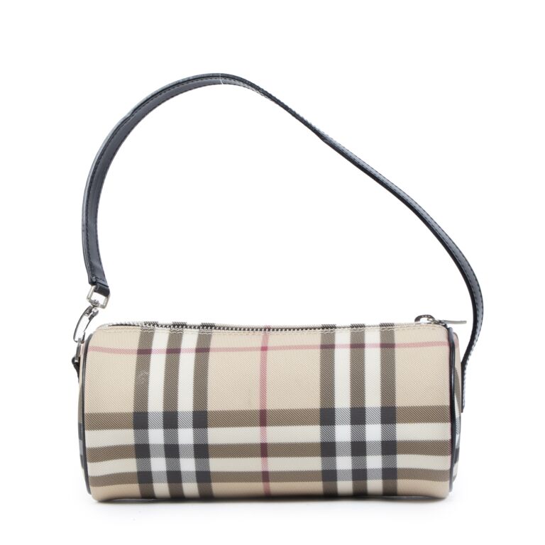 Burberry London Nova Check Cylinder Bag ○ Labellov ○ Buy and Sell Authentic  Luxury