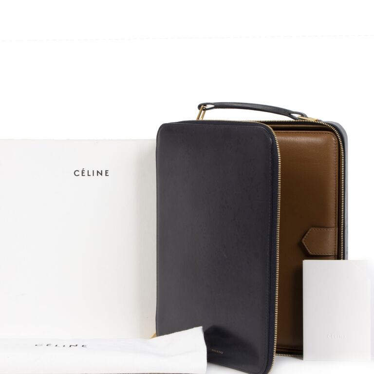 タイムセール 探し方 Labellov ○ Box Ipad Leather Blue Céline ○ Sell and Buy iPadアクセサリー