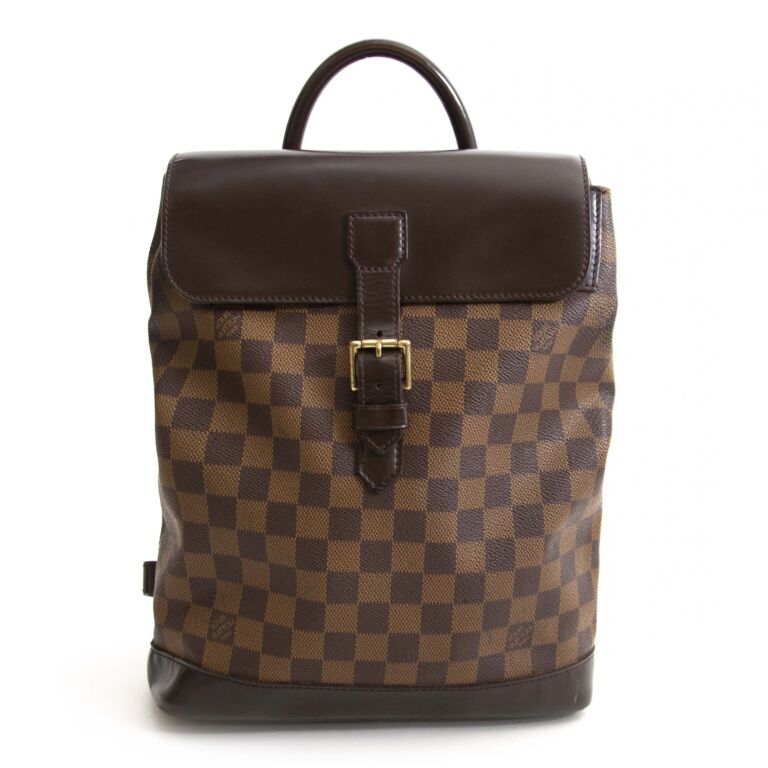 LOUIS VUITTON Damier Ebene Soho Backpack - A Retro Tale