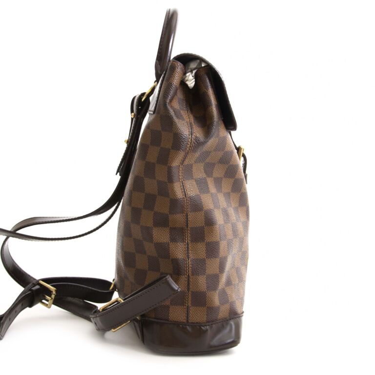 LOUIS VUITTON Damier Ebene Soho Backpack - A Retro Tale