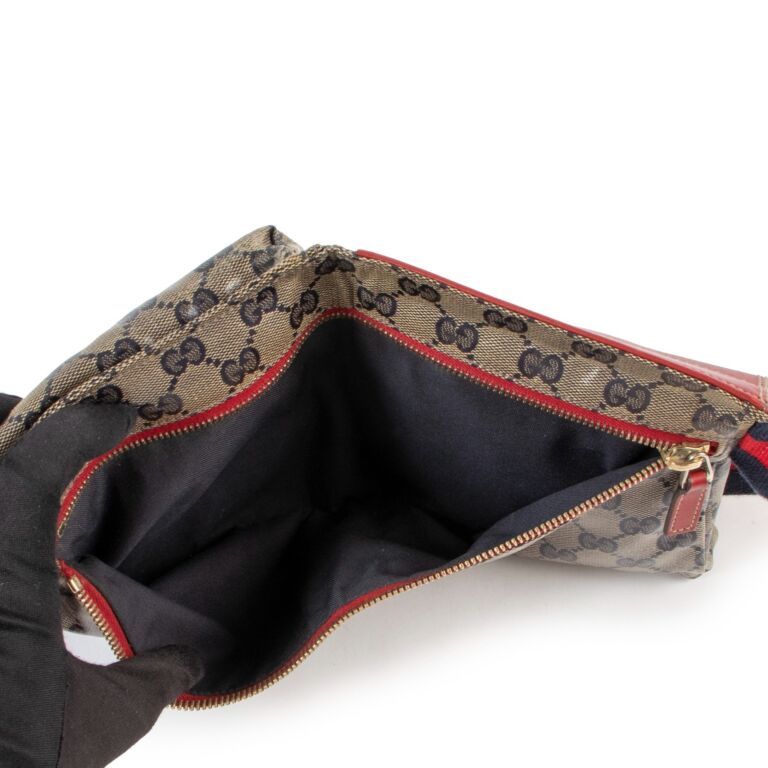 Gucci Monogram Belt bag Labellov Buy and Sell Authentic Luxury