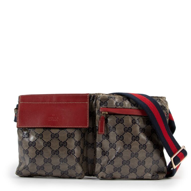 Gucci Monogram Belt bag Labellov Buy and Sell Authentic Luxury