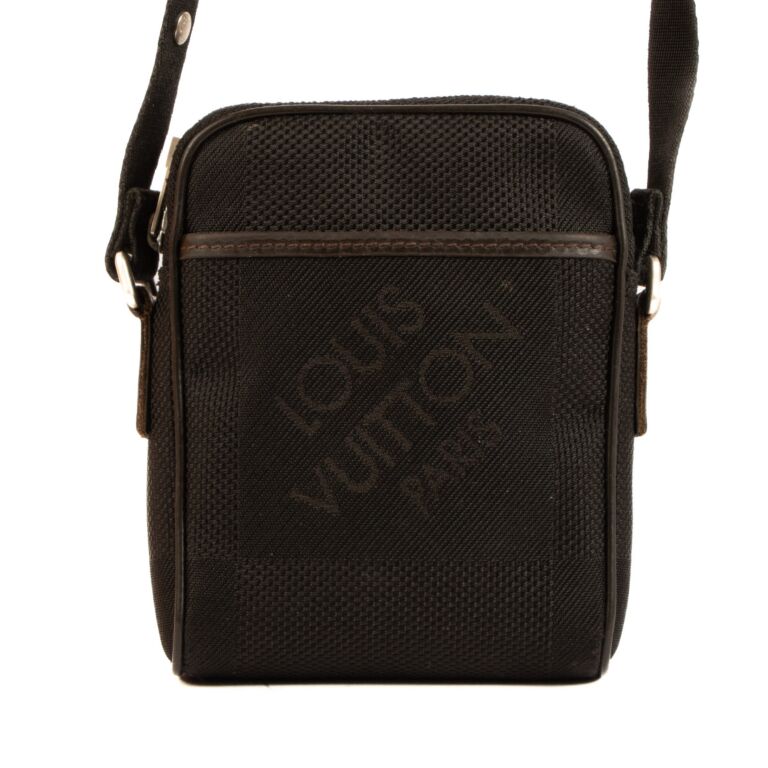 Louis Vuitton Black Damier Geant Citadin Mini Messenger Bag
