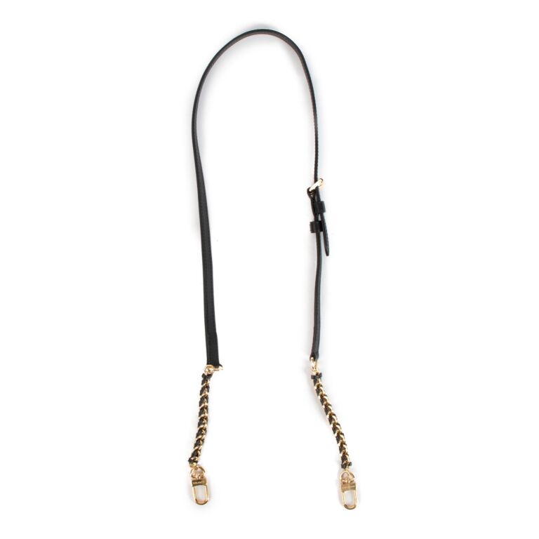 Black chain 2025 bag strap