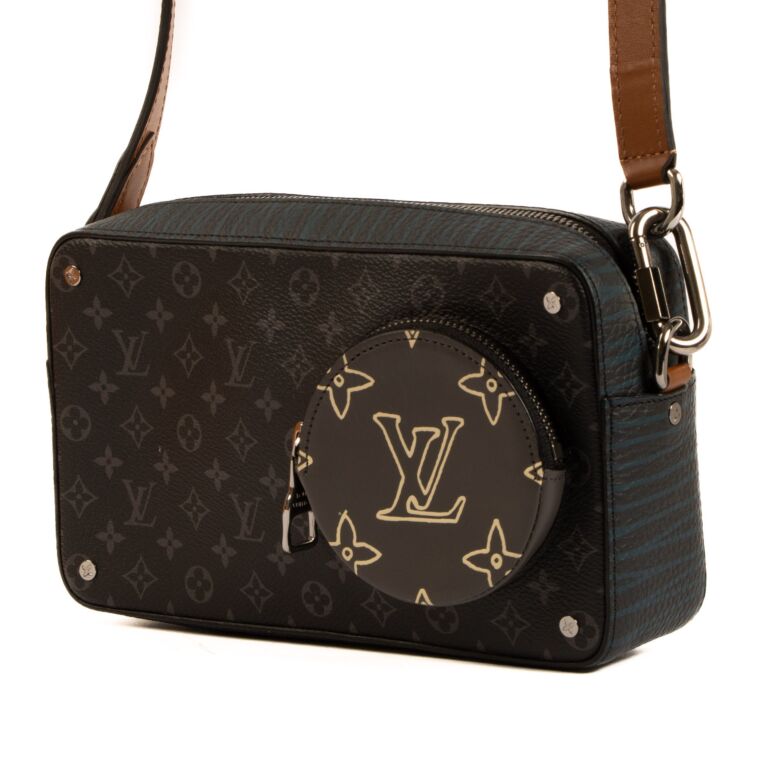 Louis Vuitton Black Volga On Crossbody Bag ○ Labellov ○ Buy and