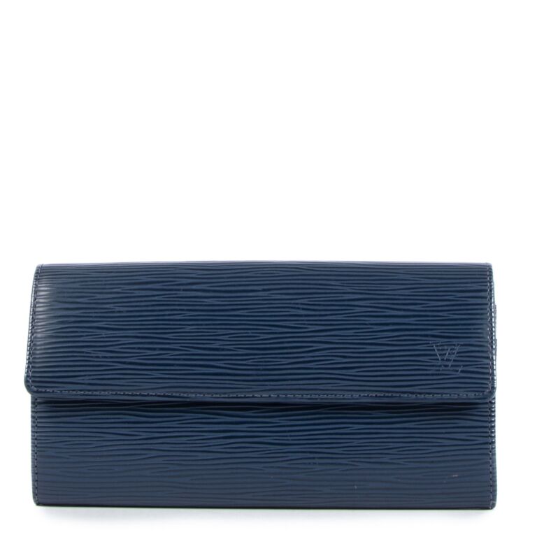 Louis Vuitton Blue Epi Leather Wallet ○ Labellov ○ Buy and Sell Authentic  Luxury