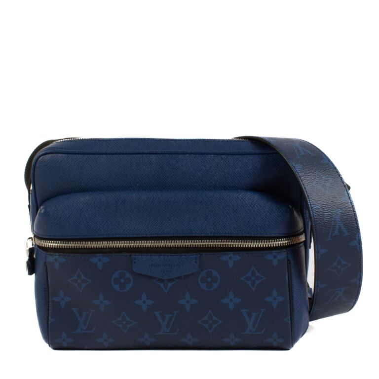 Lv messenger bag blue on sale