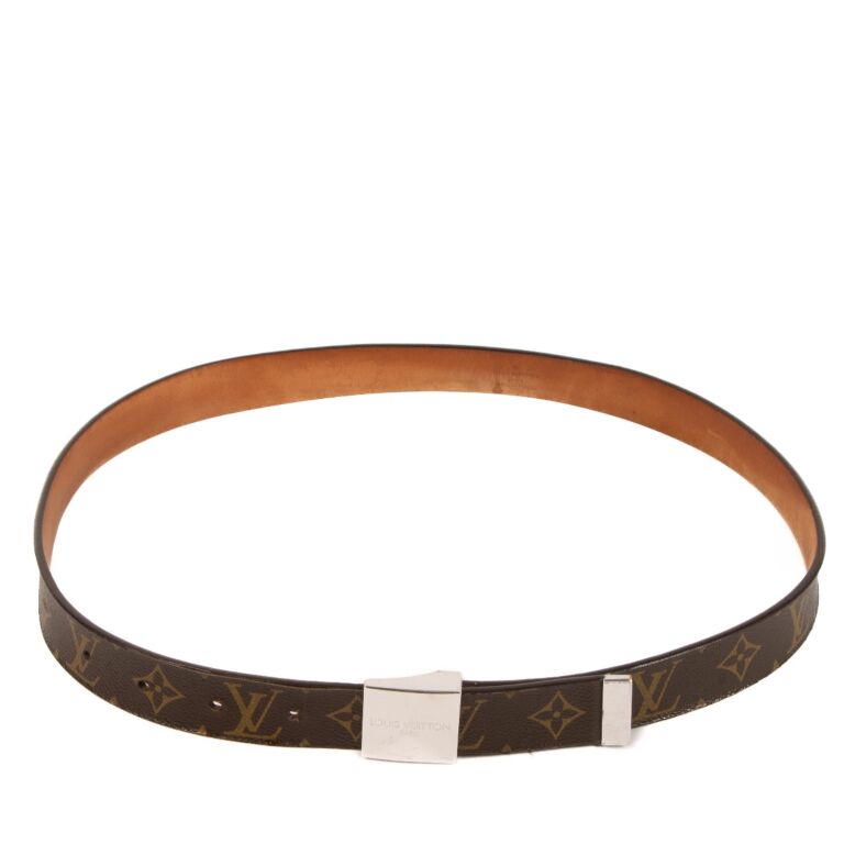 Louis Vuitton Ceinture Carree Belt - Monogram Size 44 – Mari Marta' Couture