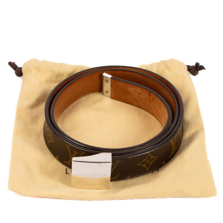 Louis Vuitton Ceinture Carree Belt - Monogram Size 44 – Mari Marta' Couture