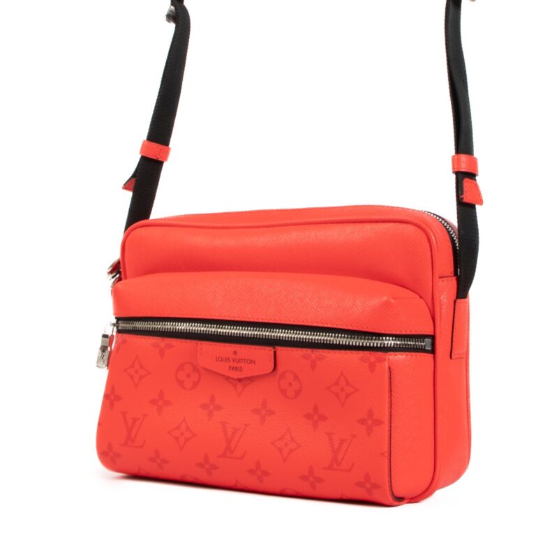 Louis Vuitton Red Outdoor Messenger Bag Labellov Buy and