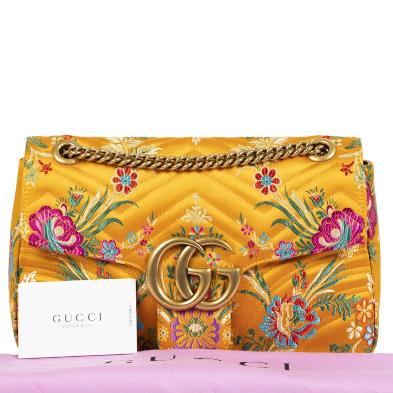 Colorful gucci top bag