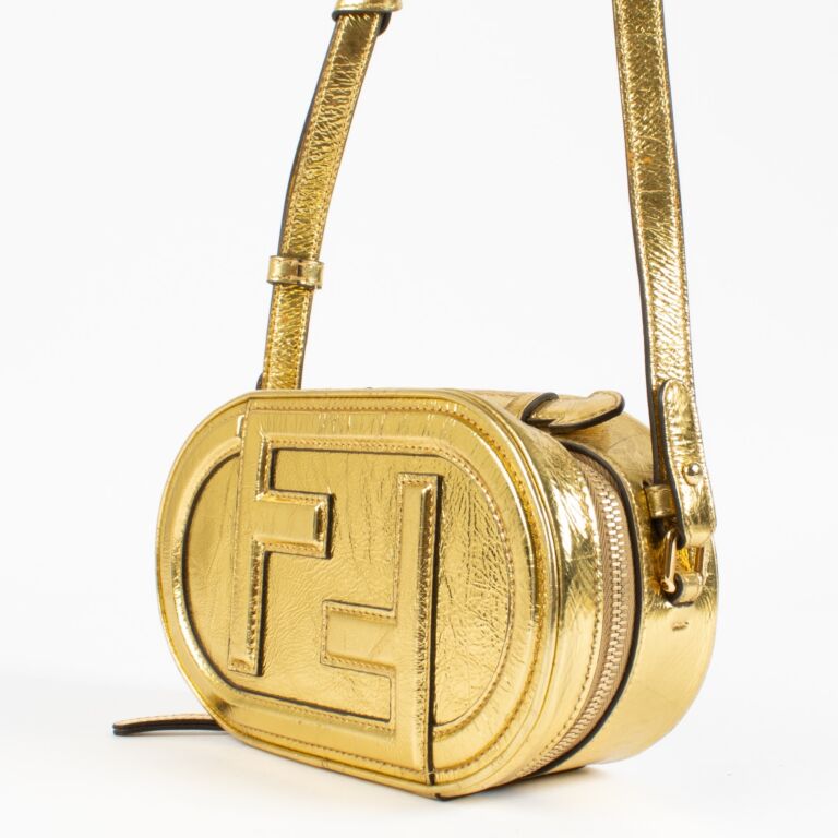 Fendi Gold O'Lock Mini Camera Bag ○ Labellov ○ Buy and Sell