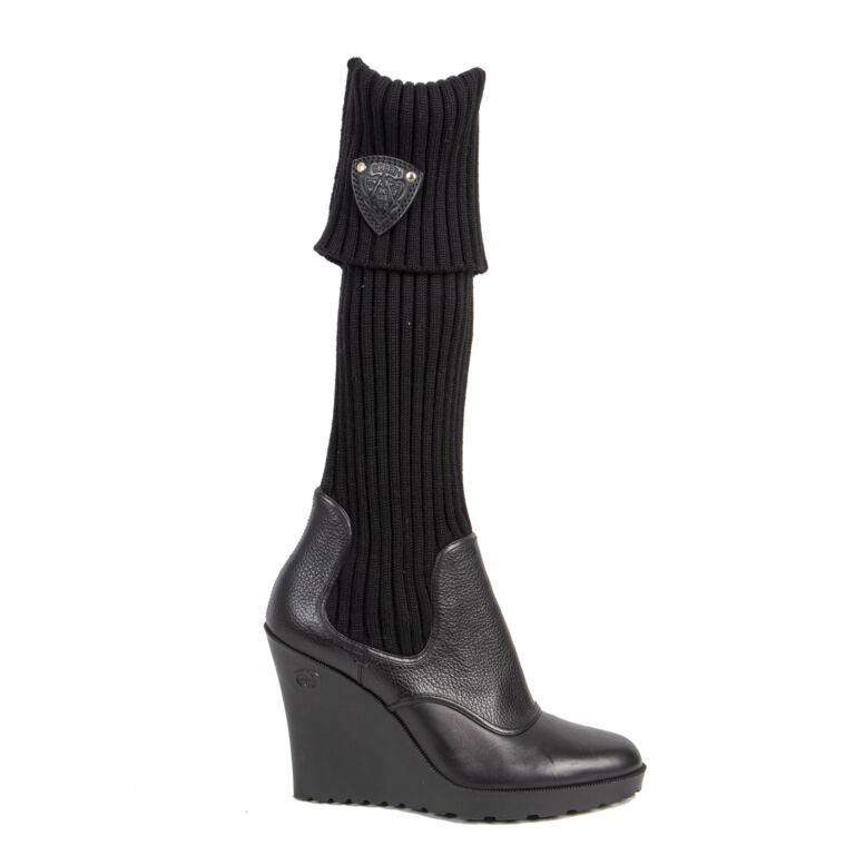 Gucci top sock heels