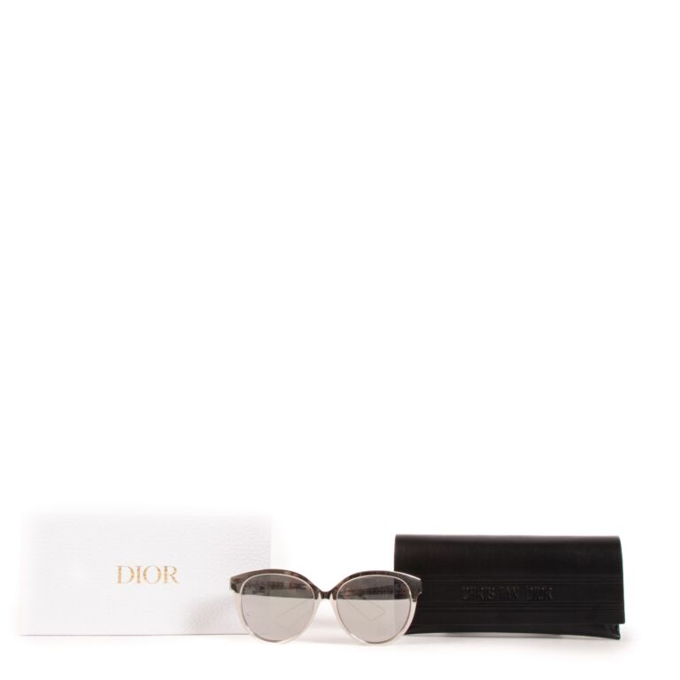Christian Dior Silver Diorama 2 Sunglasses Labellov Buy and Sell Authentic Luxury