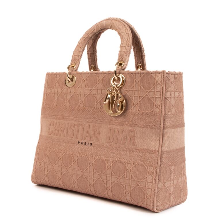 Christian Dior Large Pink Lady Dior D-Lite ○ Labellov