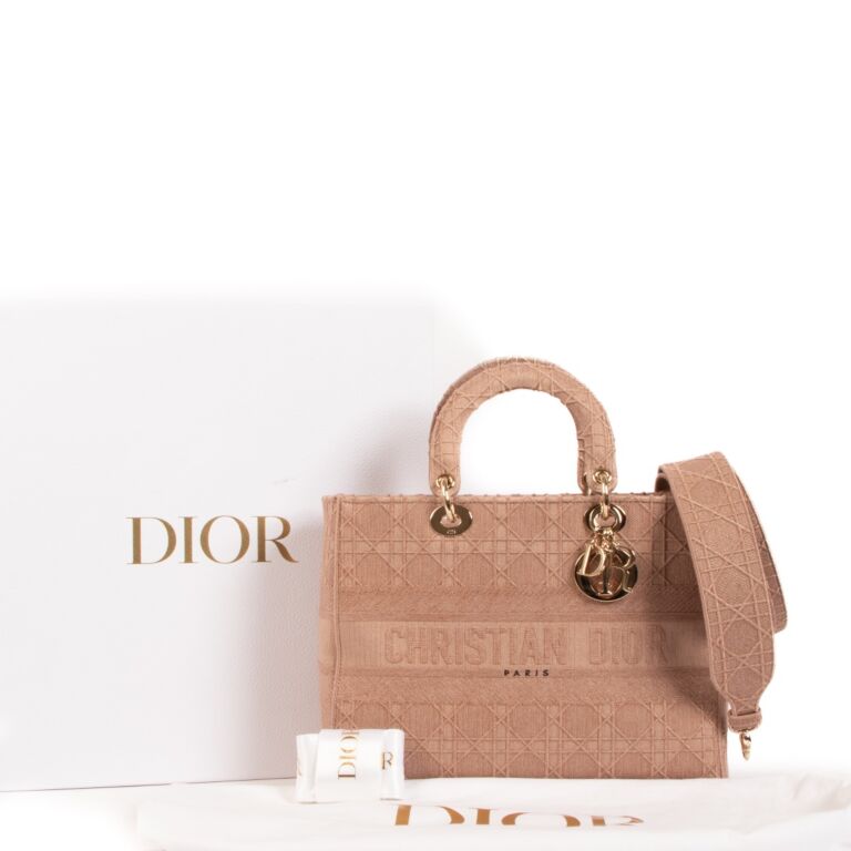 Christian Dior Large Pink Lady Dior D-Lite ○ Labellov
