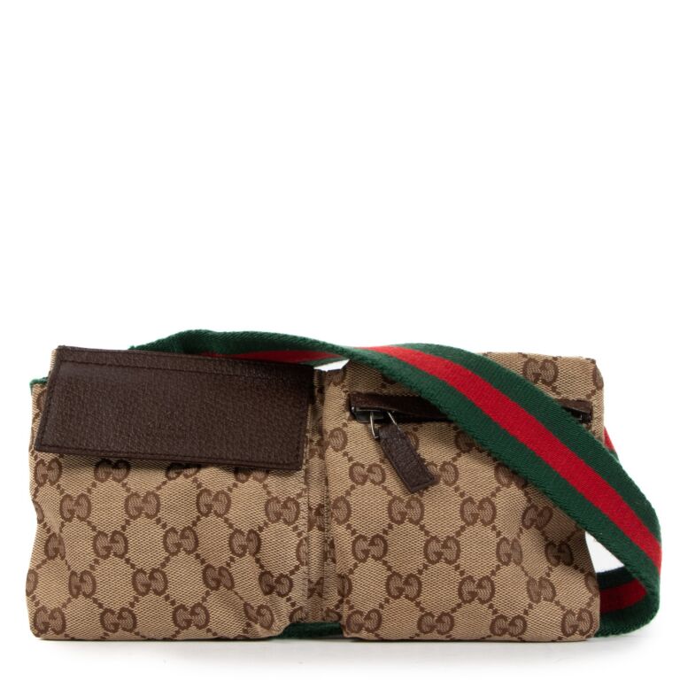 Gucci GG Canvas Small Belt Bag Labellov Buy and Sell Authentic Luxury