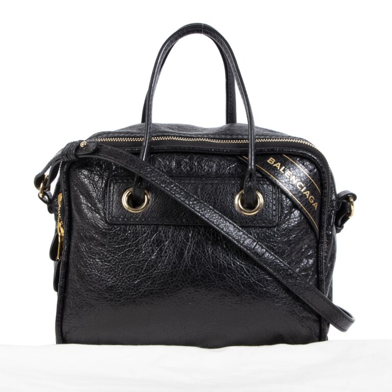 Balenciaga Black Blanket Bag Labellov Buy and Sell Authentic