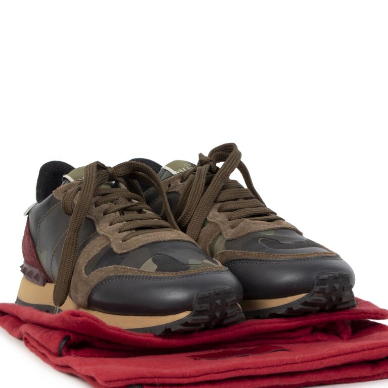 Valentino garavani store camouflage sneakers