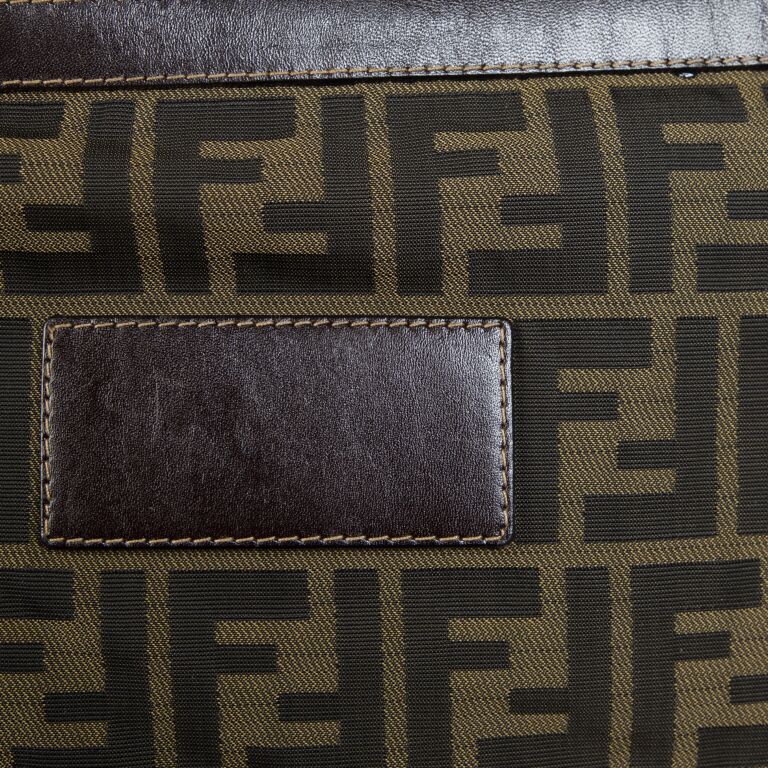 Fendi on sale zucca clutch