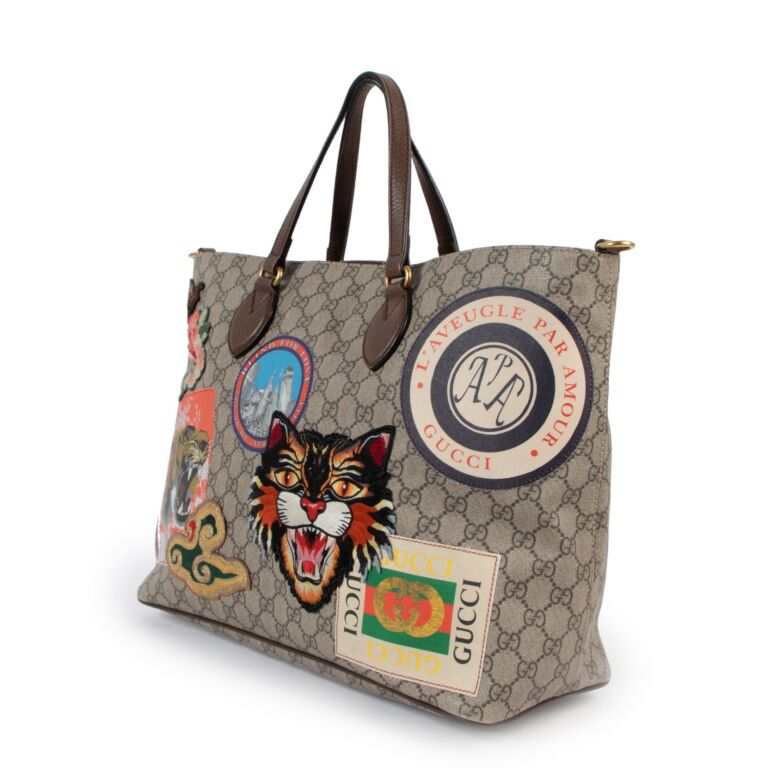 Gucci patch best sale tote
