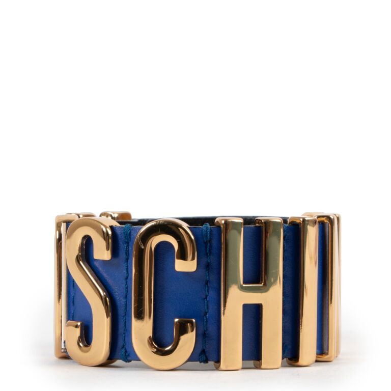 Moschino logo bracelet hotsell