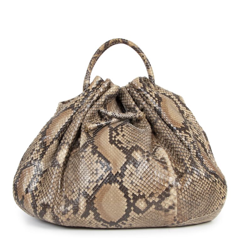 Bottega veneta python hotsell bag