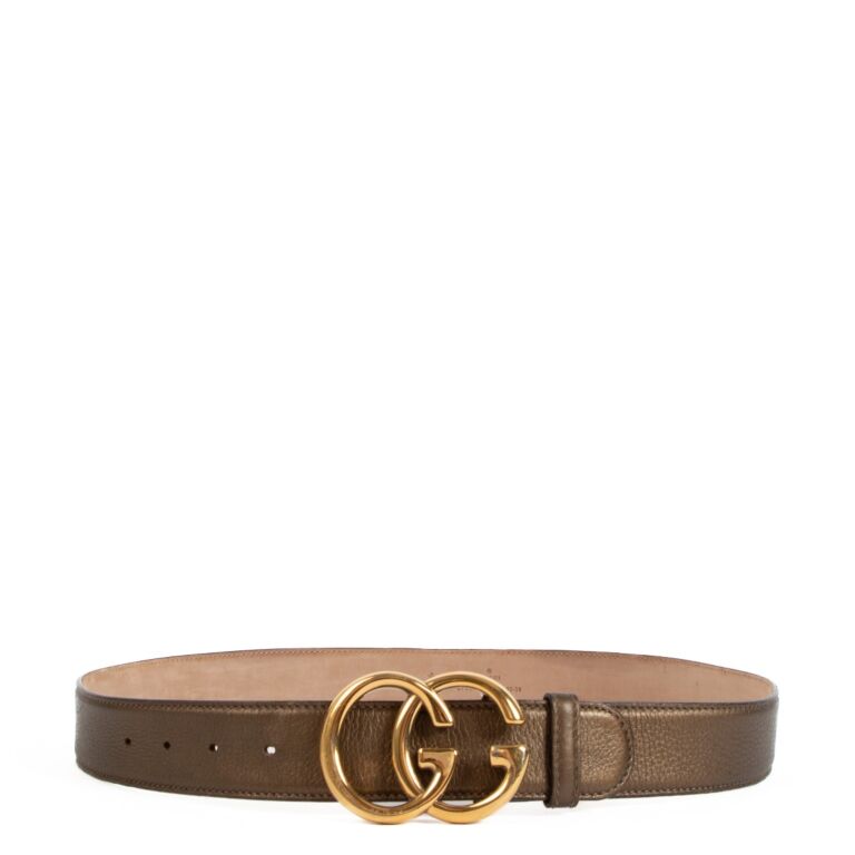 Bronze gucci belt online
